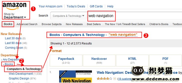 网站用户体验分析:页面导航原则