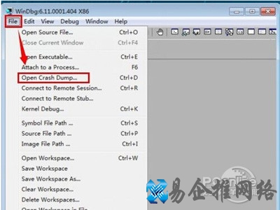 【File】-----【Open Crash Du