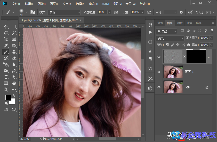 ps皮肤磨皮怎么处理？ps皮肤磨皮教程