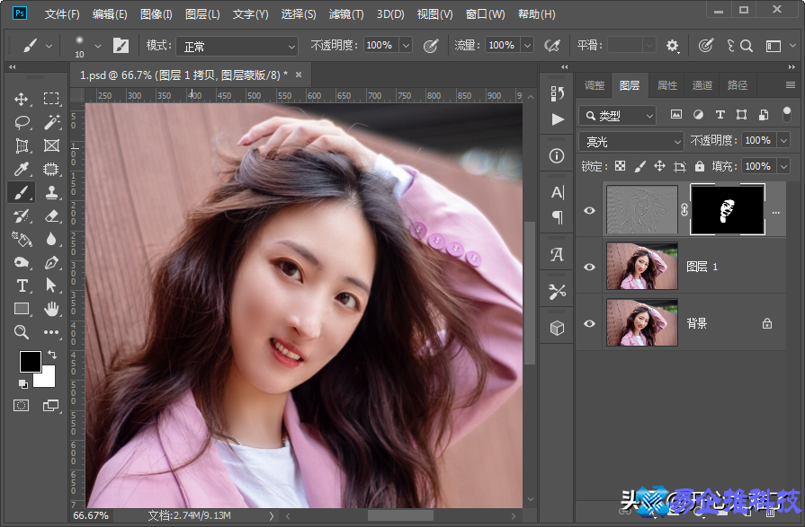 ps皮肤磨皮怎么处理？ps皮肤磨皮教程