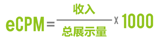 ecpm的计算公式