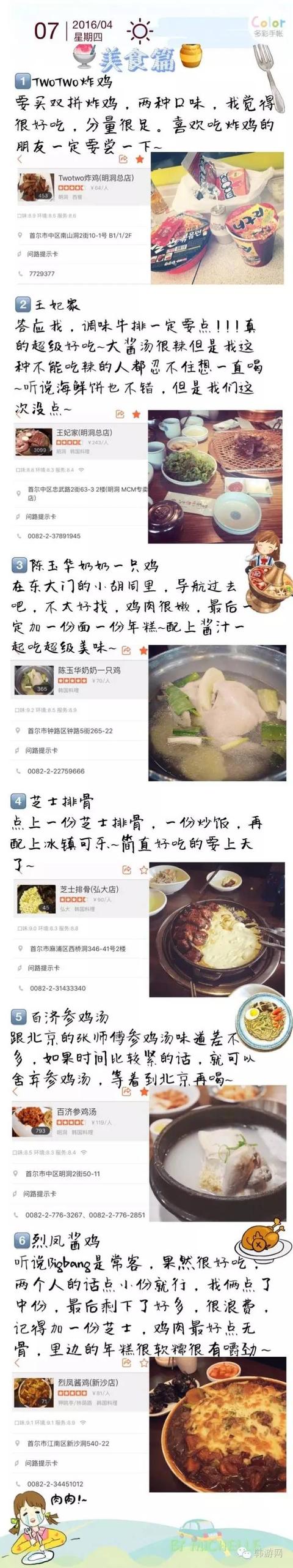 「攻略」两闺蜜的韩国自由行攻略，看完我也想去了！