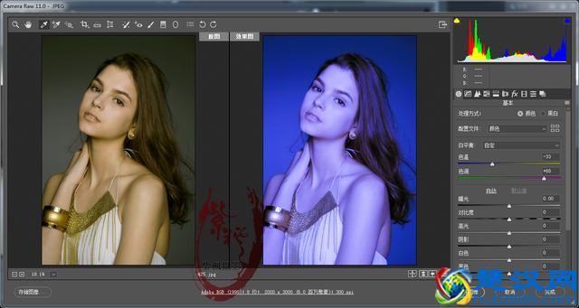 如何在PS ACR插件中一键快速校正照片白平衡？