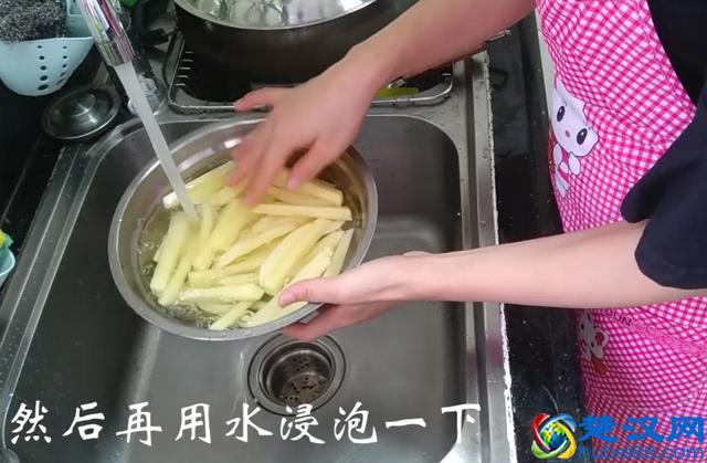 自制肯德基薯条，又香又脆，好吃到停不下来！