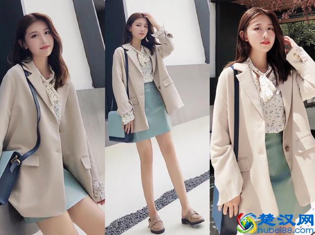适合18到30岁女生穿的小西装，搭配各种裙子，这样搭美得不得了！