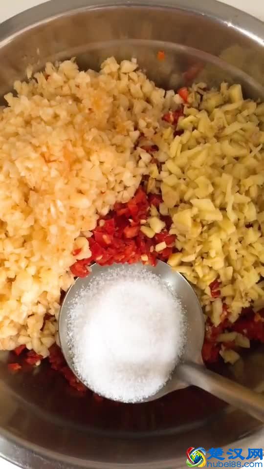 自制剁椒酱，方法简单特别好吃，学会绝不会再去外头买