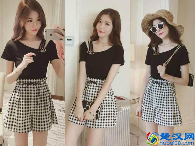 今夏很火的格子短裤，这样搭配时髦度倍增！