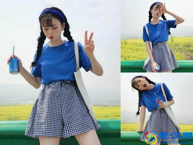 今夏很火的格子短裤，这样搭配时髦度倍增！