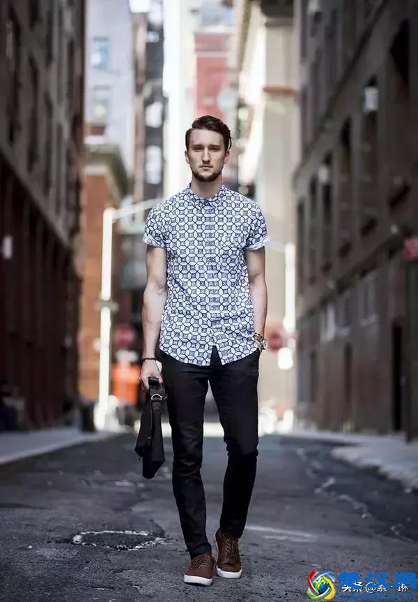 夏天男生短袖衬衫怎么挑选