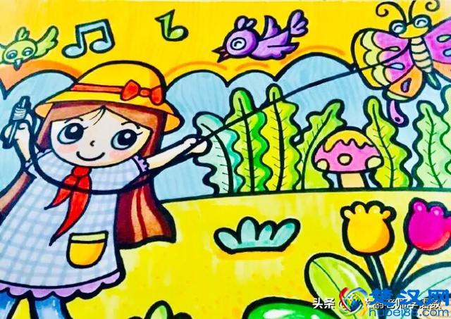 学生作品：春天像………