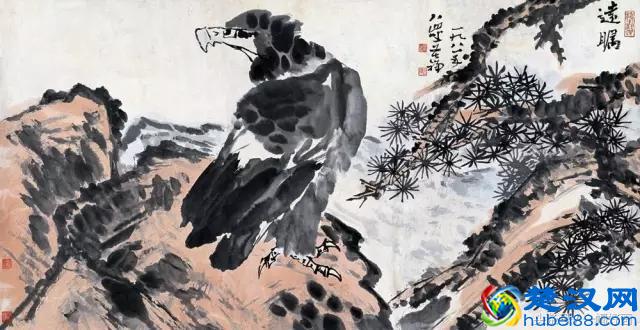李苦禅：我画鹰是有绝招的，幅越大越能自由挥洒