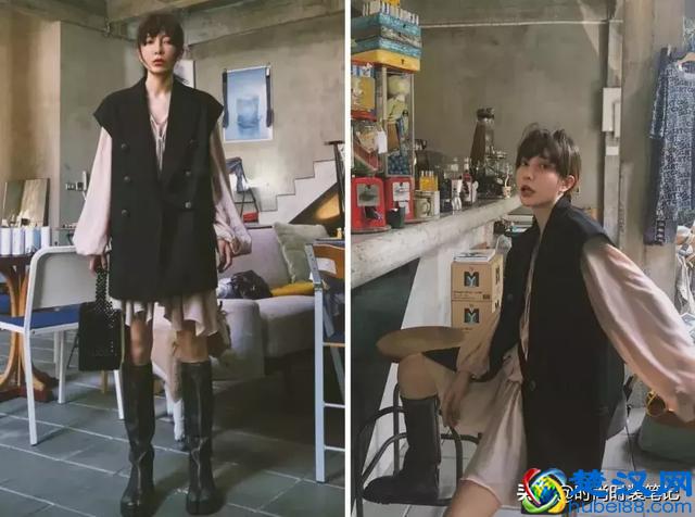 初夏想要显瘦保暖就穿“西装马甲”，简直又酷又少女！我超喜欢！