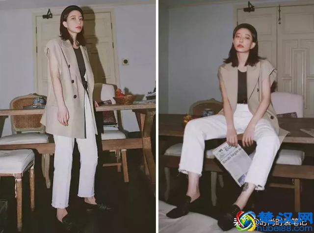 初夏想要显瘦保暖就穿“西装马甲”，简直又酷又少女！我超喜欢！