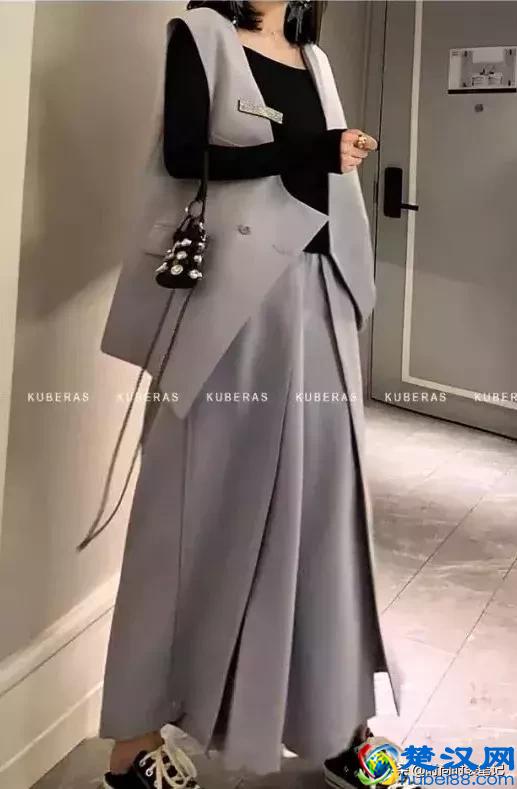 初夏想要显瘦保暖就穿“西装马甲”，简直又酷又少女！我超喜欢！