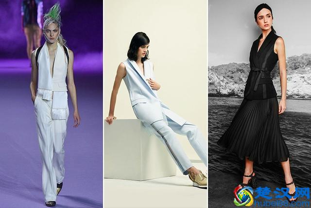 贝嫂这样"真空"穿西装马甲就击中小贝的心，酷毙了我也要这样穿！