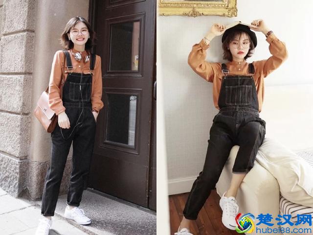 你离时尚还差一件复古风的衬衫，随意搭配牛仔裤，又潮又美~