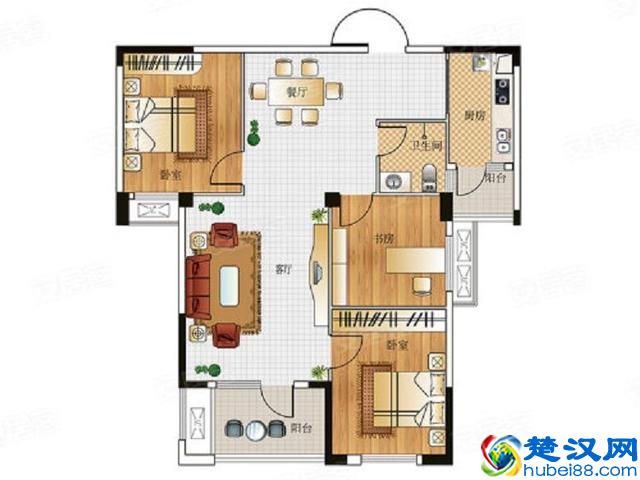 面积110平米的房子好不好？现代风格装修案例！