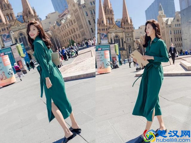 绿色成为2019年春夏流行色，选这个颜色裙子穿，又美又高级！