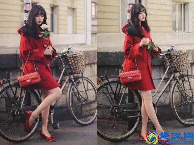 长款红色大衣搭配，这样穿过新年美美哒！