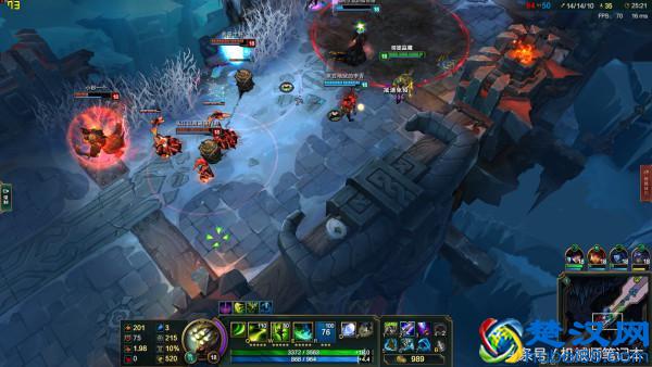 笔记本电脑玩英雄联盟 100多FPS值 怎么帧数这么低