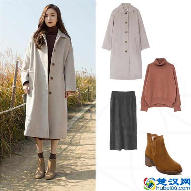 秋冬大衣最流行的9个颜色，每一套都搭配好了，照着穿就好