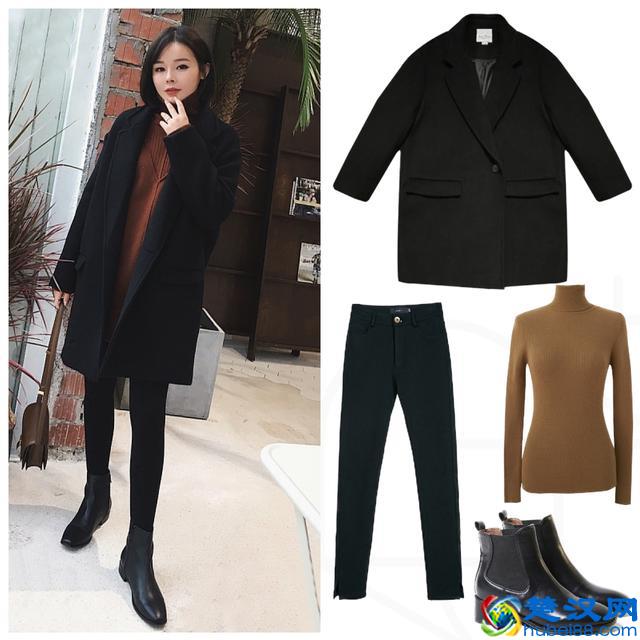 秋冬大衣最流行的9个颜色，每一套都搭配好了，照着穿就好