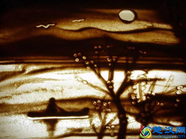 「学习在线」沙画艺术的魅力