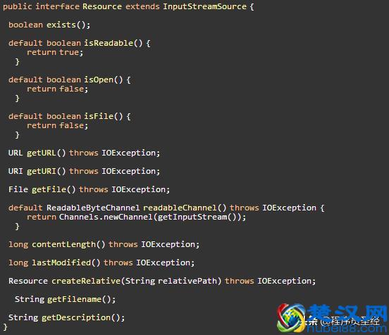 Spring Resource框架体系介绍