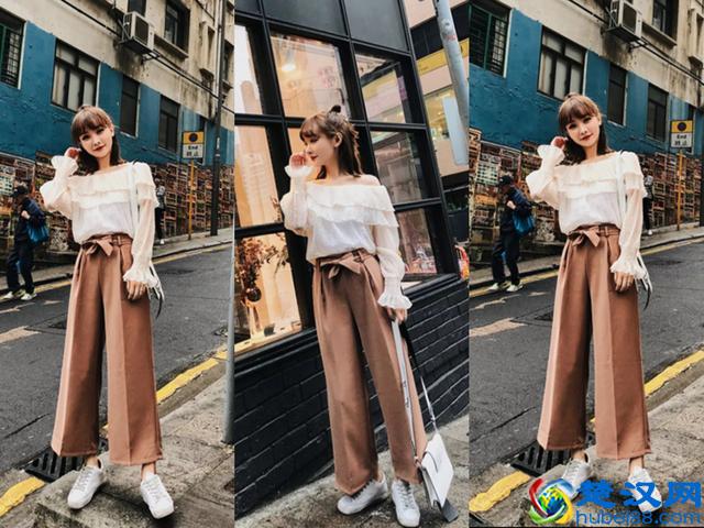 五一到了，阔腿裤配这4件上衣最好看，最舒适！