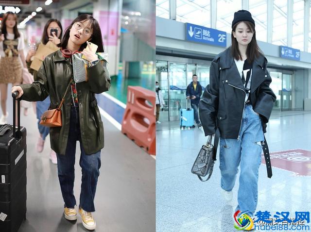 大气又藏肉的牛仔阔腿裤，有三种搭配最受欢迎，明星达人都在穿