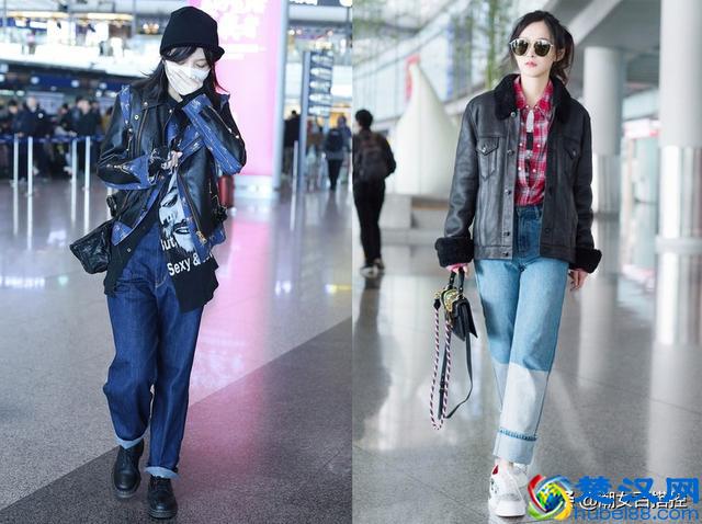 大气又藏肉的牛仔阔腿裤，有三种搭配最受欢迎，明星达人都在穿