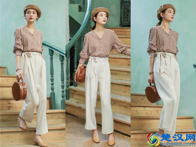 阔腿裤如何搭配上衣？配这3种上衣，好好看还显瘦！
