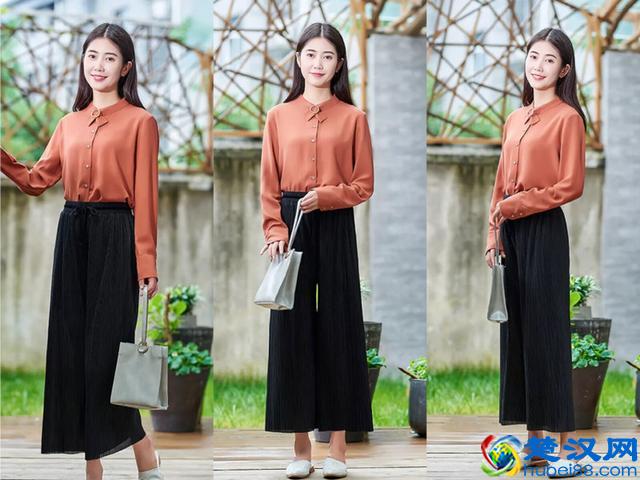 阔腿裤如何搭配上衣？配这3种上衣，好好看还显瘦！