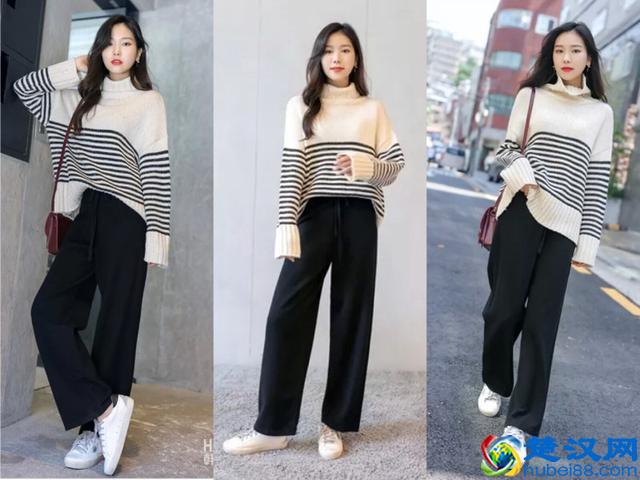 阔腿裤如何搭配上衣？配这3种上衣，好好看还显瘦！