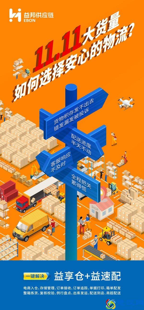 益邦供应链激战双11，再现物流先锋力量