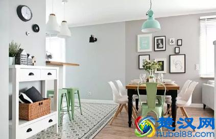 灰色+薄荷色，好看的家居空间，懂的人都说好！