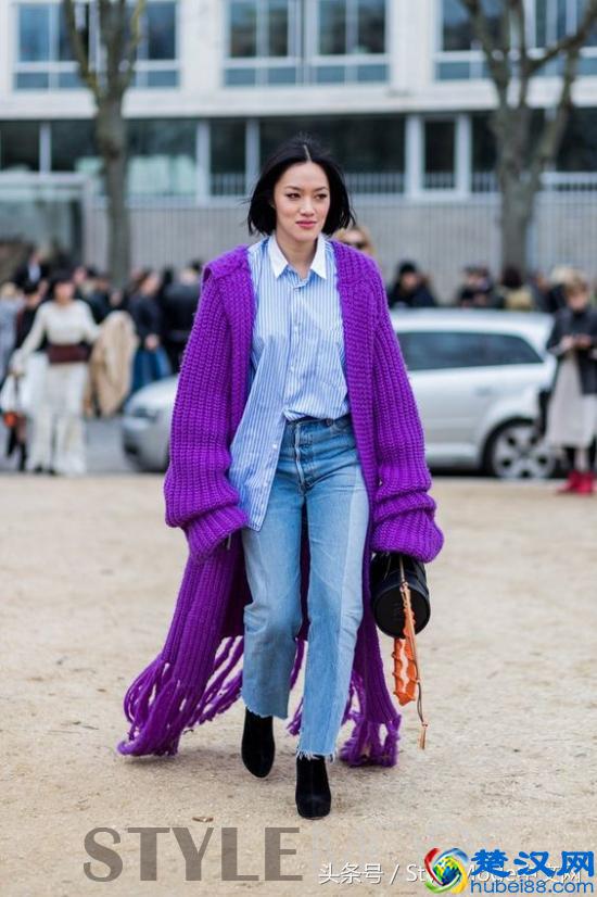 紫色衣服很难搭配？四种穿搭方案让你闪亮起来！