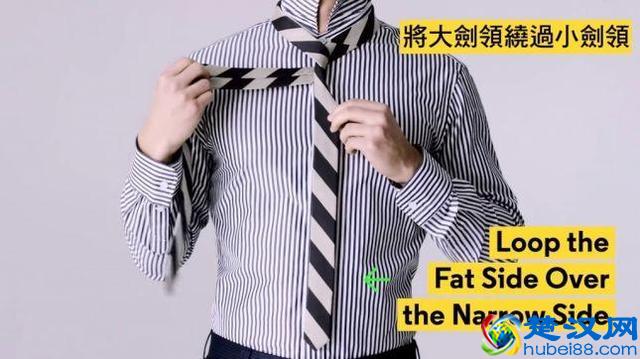 图解2分钟教你打好领带