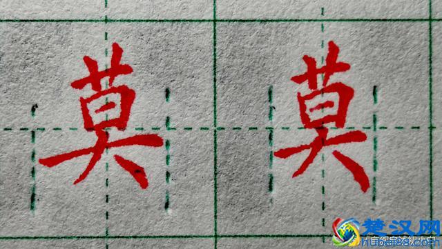 草字头是这样规范书写的，几组错误示例，指出大家的常见错误！