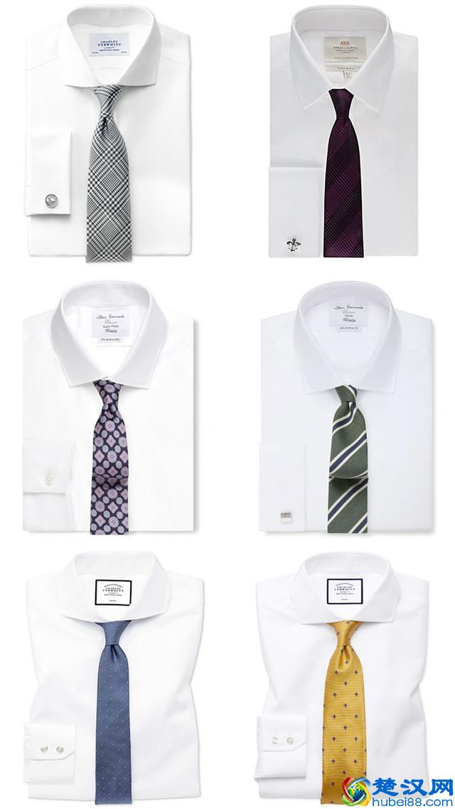 领带和衬衫该如何搭配