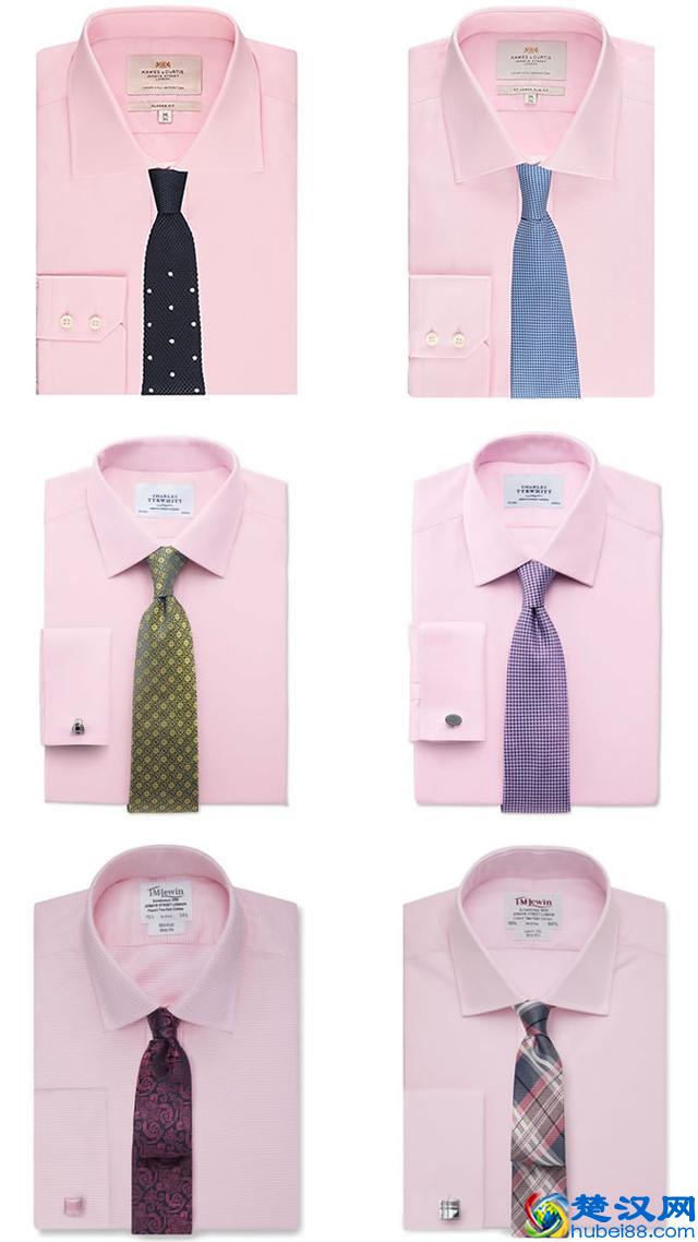 领带和衬衫该如何搭配