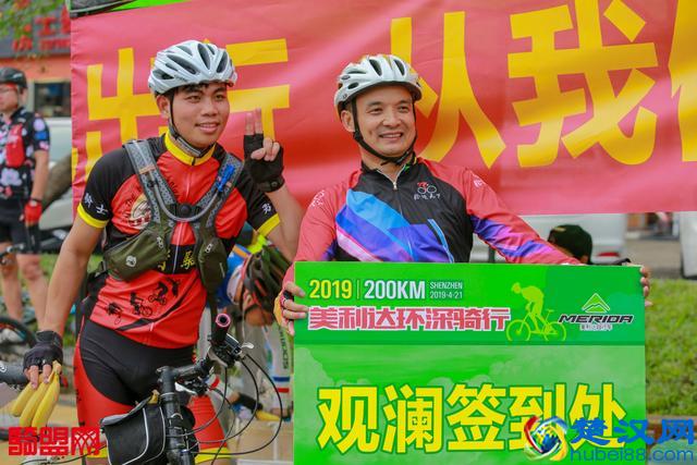 暴雨后的彩虹，真美，美利达2019第六届环行深圳200公里骑行活动