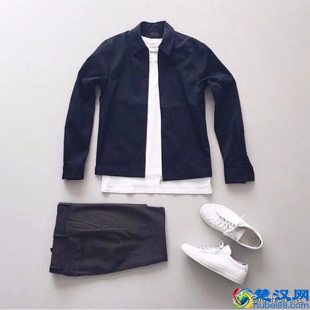 男生,T恤+西裤,效果惊艳到我