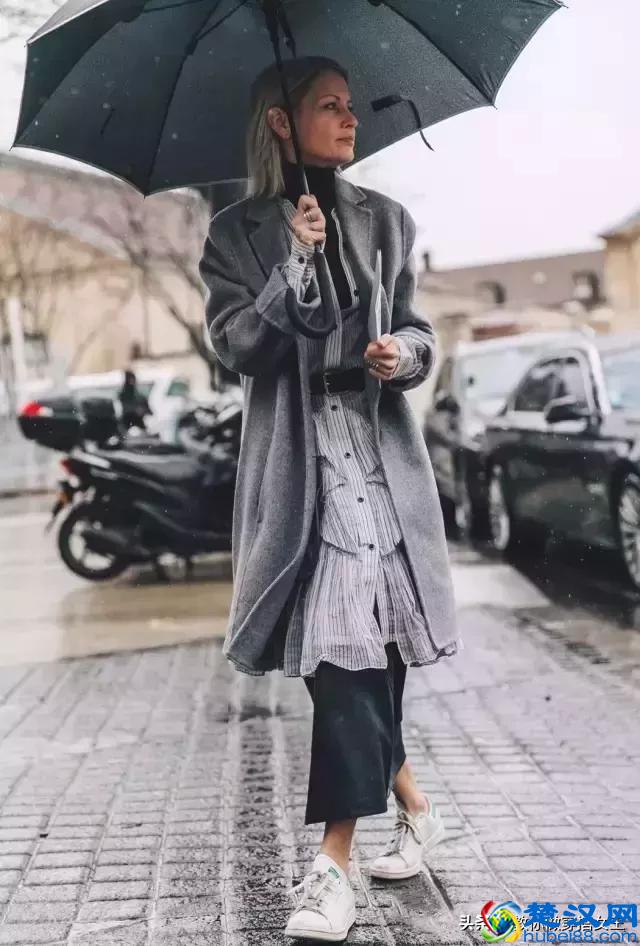 毛衣+衬衫，最爆表穿搭方法