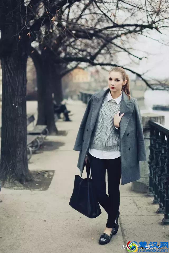 毛衣+衬衫，最爆表穿搭方法