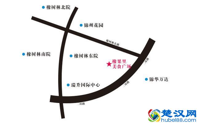 98%的成都人都不知道，锦华万达对面的橡树林藏了一个美食广场！