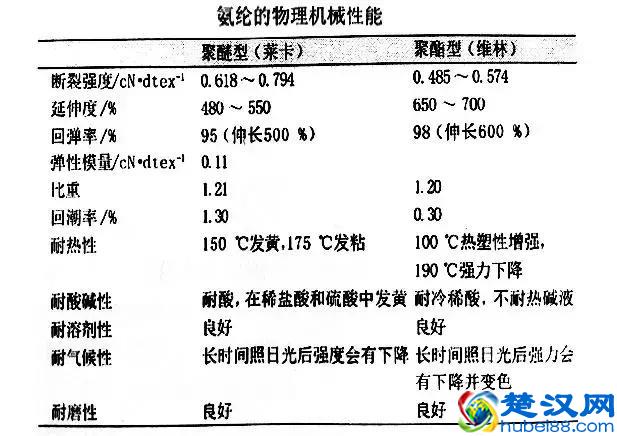 常见的氨纶有什么来头