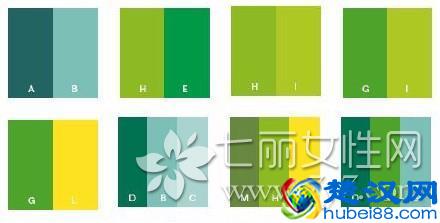 绿色配什么颜色好看图片 将冬去春来的生机穿上