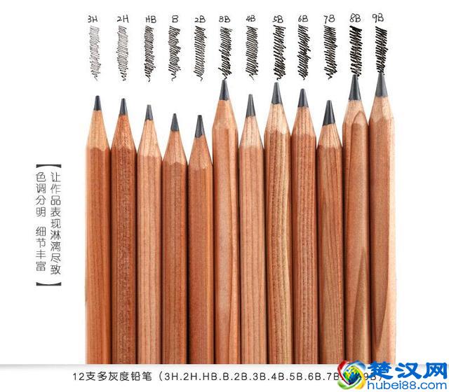 铅笔上的2B、HB、3H是什么意思？你真的了解吗？