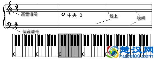 三分钟学会看键盘，教你看懂钢琴五线谱